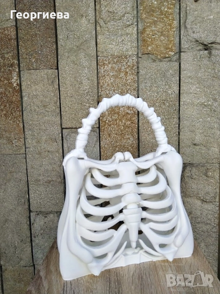 Уникална бутикова чанта в кокали, снимка 1