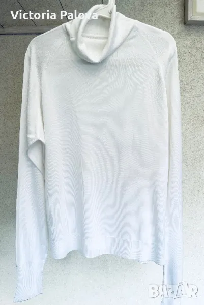 Красиво бяло поло унисекс, снимка 1