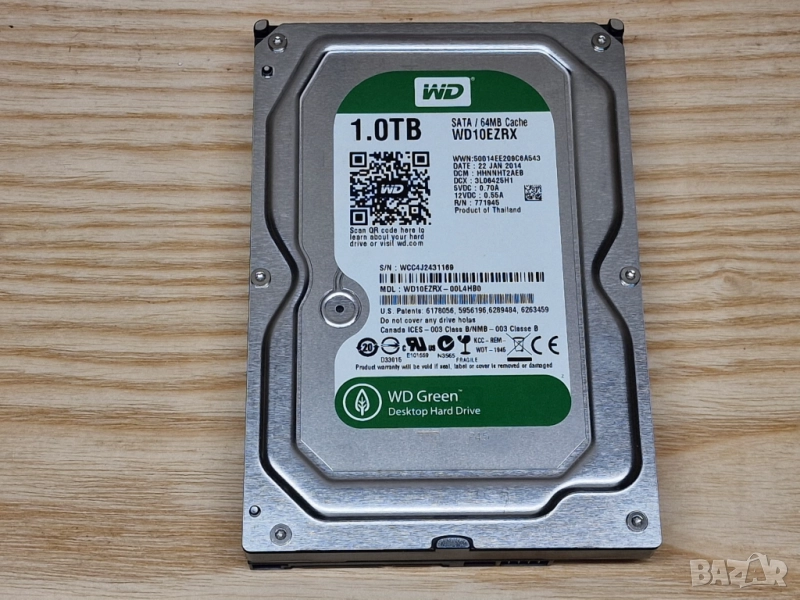 1TB DVR камери 1000GB хард диск за видеонаблюдение DVR или PC , снимка 1