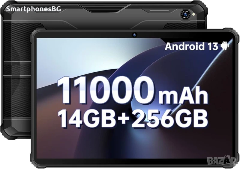 Oukitel RT5 14GB RAM 256GB ROM 10.1" Таблет с IP68 защита и 10000 mAh, снимка 1