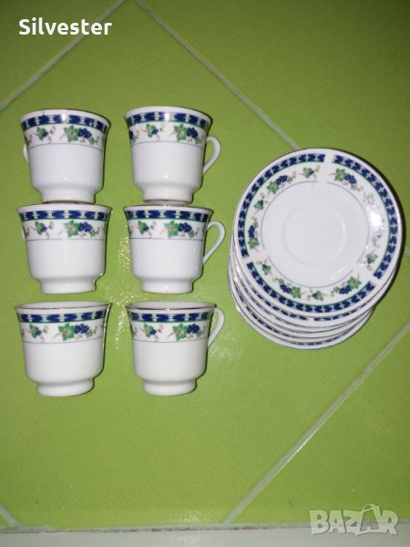 Порцеланов сервиз за кафе 6 бр. Tao Hui - FINE PORCELAIN, снимка 1