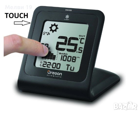 Метеорологична станция Oregon SL103 c Touch, Функция барометър, Влажност, Температура, Дата, Атомен , снимка 1
