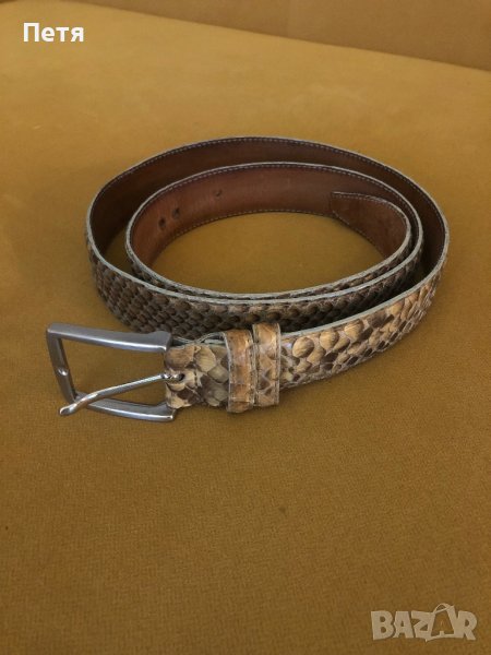 Колан от естесвена кожа на питон, снимка 1