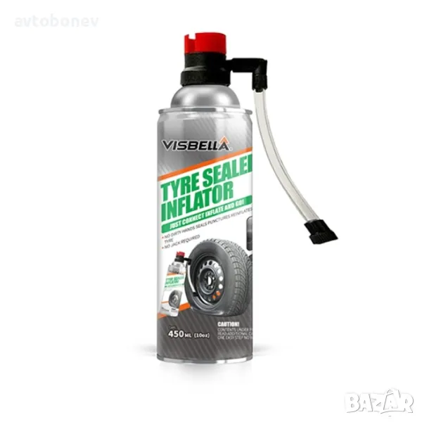 Спрей за спукани гуми VISBELLA 450ml., снимка 1