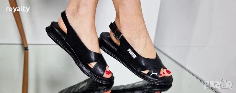 Puma черни дамски сандали , снимка 1