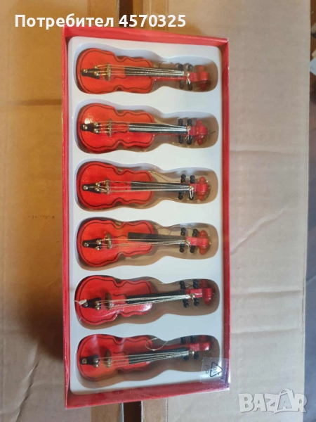 Сувенир "Виола" от дърво, снимка 1