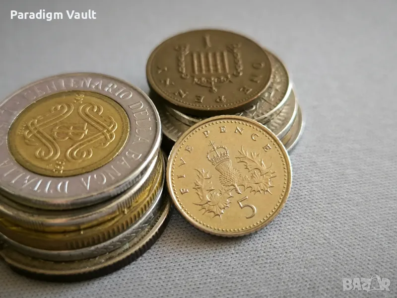 Монета - Великобритания - 5 пенса | 2006г., снимка 1