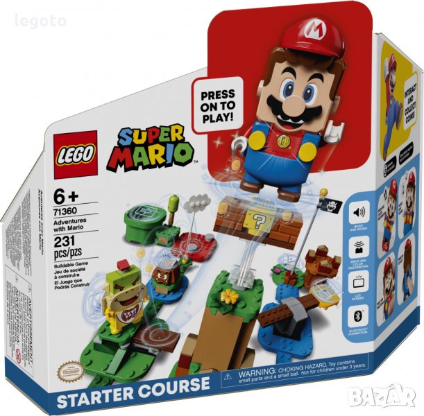 НОВО ЛЕГО 71360 Супер Марио - Приключения с Марио LEGO 71360 Super Mario™ - Adventures with Mario 71, снимка 1