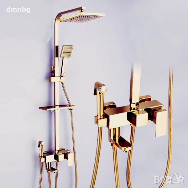 Душ система със смесител в златно 811-C, снимка 1