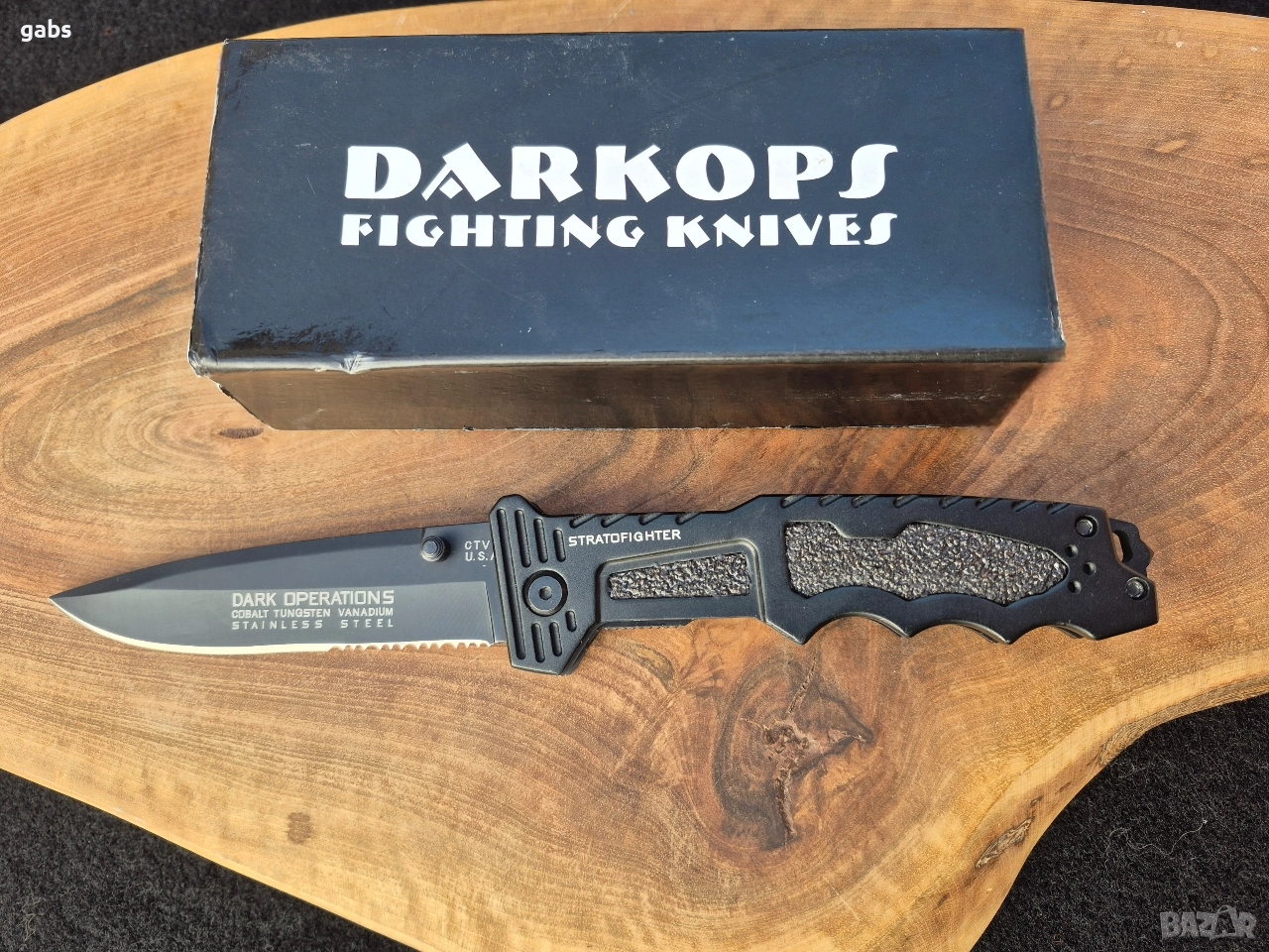 Масивен сгъваем нож DARK OPERATIONS StratoFighter,CTV 2, снимка 1