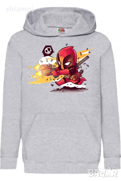 Детски Суитчър/Суитшърт Marvel Deadpool 2,Игра,Подарък,Изненада,Забавление,Рожден Ден, снимка 1