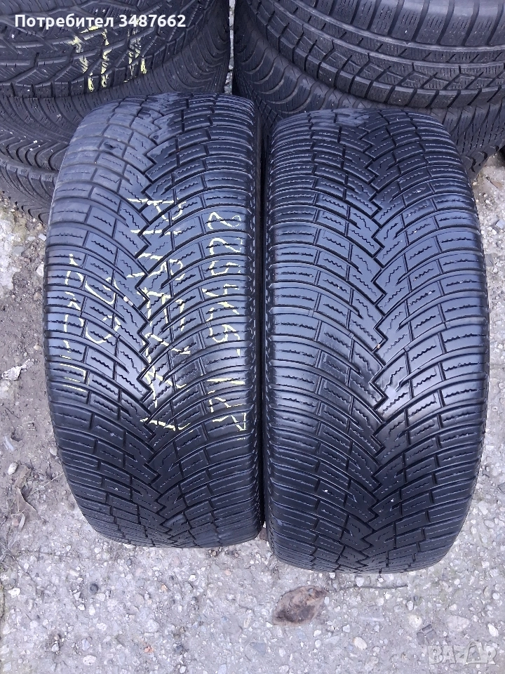 225 45 18 PIRELLI 2бр всесезонни дот 2022г , снимка 1