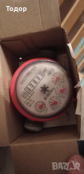 Водомер Водомери топла вода  Топломер Техем techem compact III, снимка 1