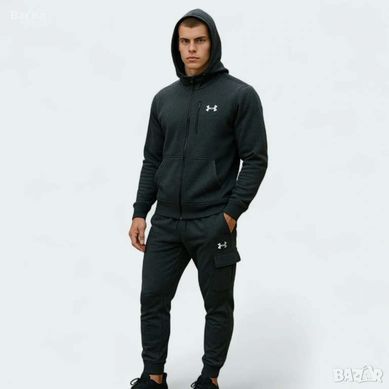 Оригинален спортен екип Under Armour размер S , черен, снимка 1