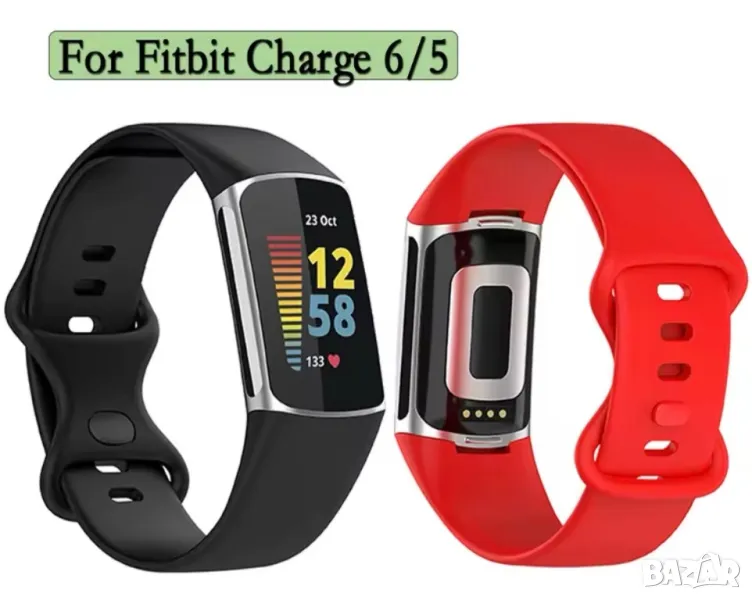 Черни каишки за Fitbit charge 5/6, снимка 1