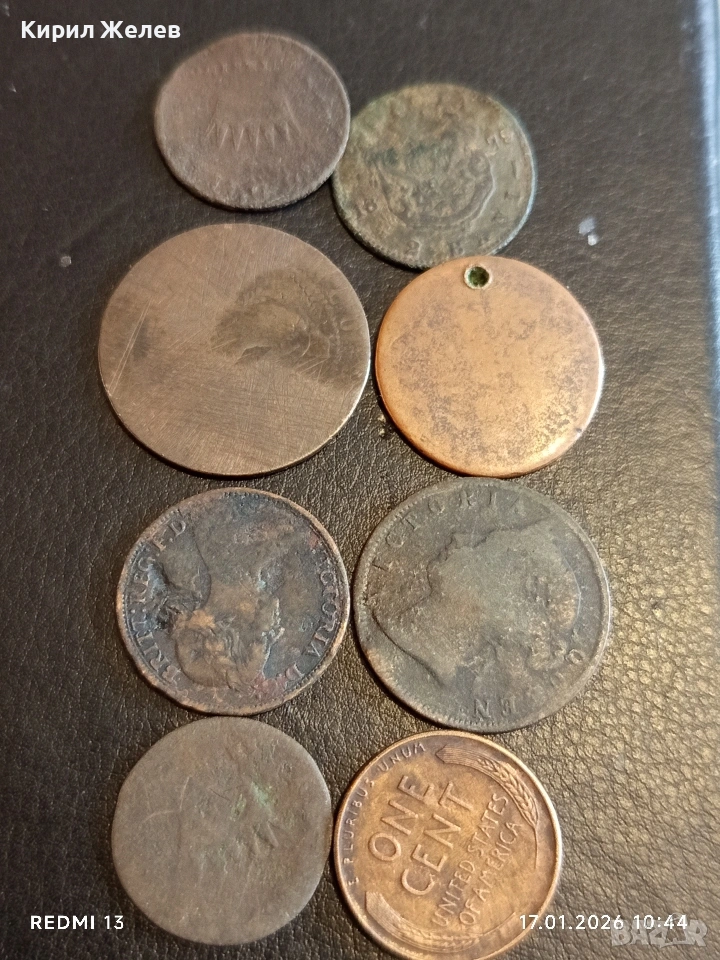 Лот стари монети 8 броя от цял свят за КОЛЕКЦИЯ ДЕКОРАЦИЯ 53128, снимка 1