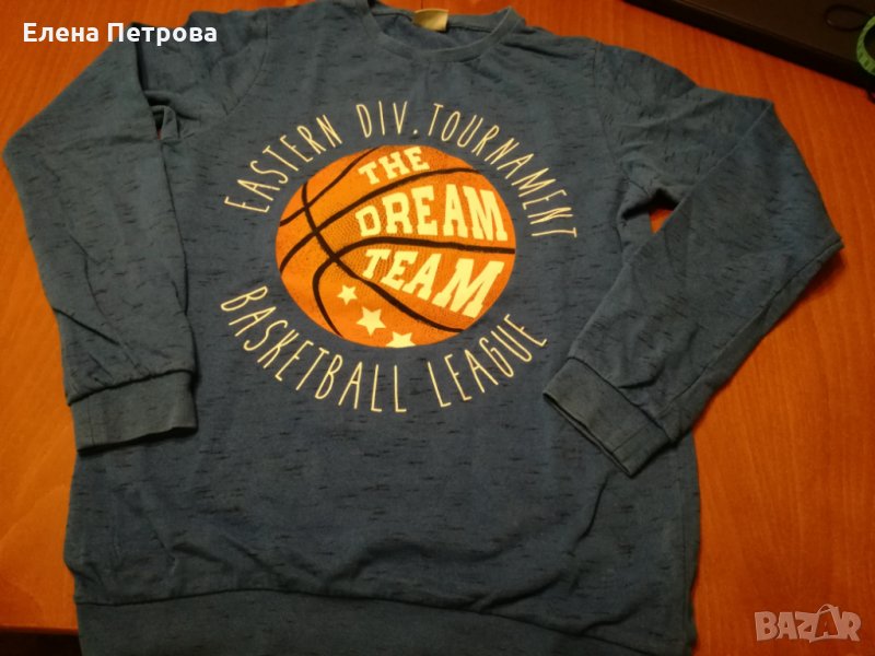 Детски блузон Уайкики Баскетболна топка размер 11/12г,146/152см, снимка 1