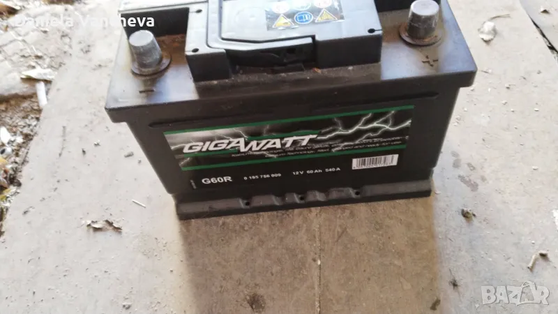 Акумулатор Gigavat 60Ah, снимка 1
