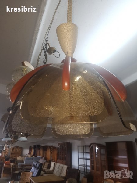 Стъклен абажур , снимка 1