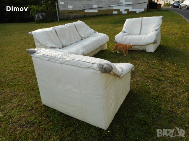 Холова гарнитура, естествена кожа Дизайнерска мебел.Внос. , снимка 13 - Дивани и мека мебел - 31368410