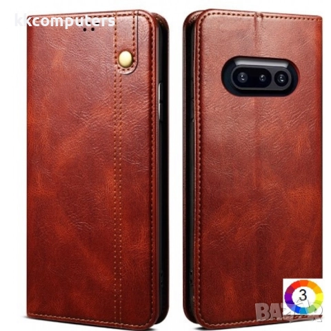 Nothing Phone (3a) Crazy Horse Texture Wallet Калъф и Протектор, снимка 3 - Калъфи, кейсове - 51219818