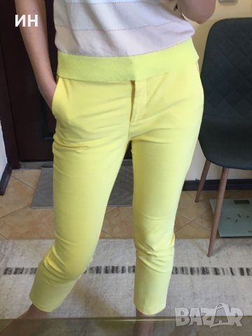 Жълт панталон 7/8, снимка 4 - Панталони - 37337990