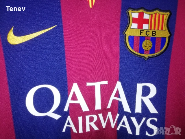 Barcelona Neymar Jr Home 2014 2015 Nike XL оригинална тениска фланелка екип Неймар Барселона , снимка 5 - Тениски - 52819115