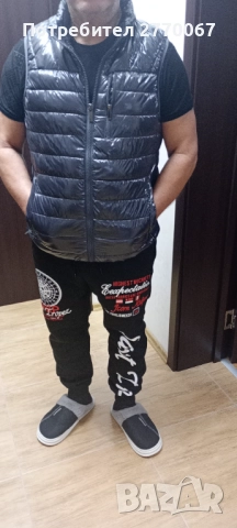 Сив мъжки елек,за пролет есен.