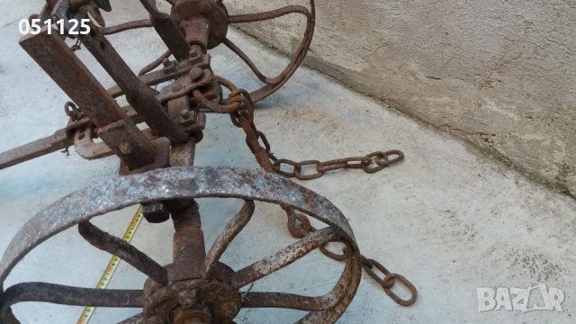отличен възрожденски колесар, теглич за рало плуг, снимка 14 - Антикварни и старинни предмети - 38211556