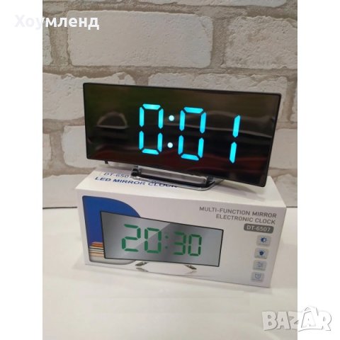 Стилен дигитален часовник с термометър и големи светещи цифри, снимка 5 - Други стоки за дома - 30927225