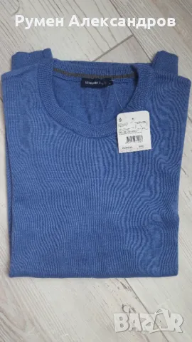 Чисто нов син мъжки пуловер LC WAIKIKI BASIC размер L , снимка 5 - Пуловери - 50422691