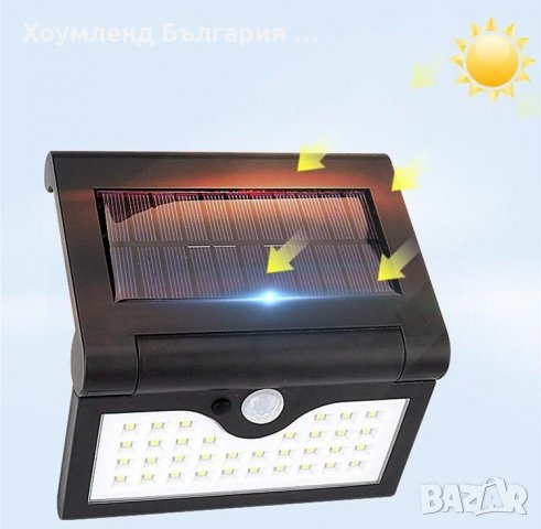 Сгъваема соларна лампа с ТРИ режима на осветяване, 34 диода, снимка 5 - Соларни лампи - 29718283