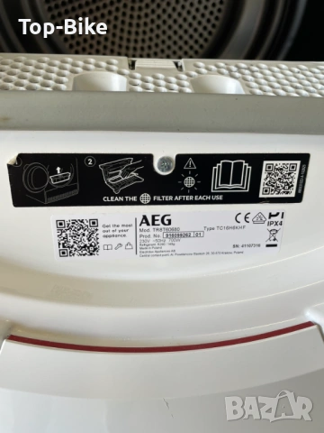 Сушилня AEG 8000 Series 8кг A+++, снимка 6 - Сушилни - 54102038
