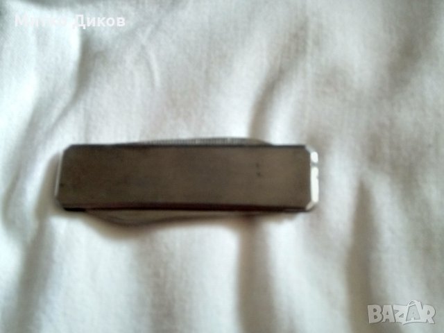 Малко ножче Ростфрай Немско винтидж две части 60х45мм без луфт, снимка 6 - Ножове - 31726631