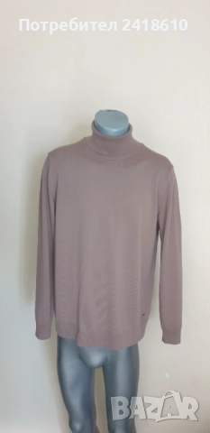 JOOP! Extrafine Merino Knit Mens Size L НОВО! ОРИГИНАЛ! Mъжки Поло Пуловер