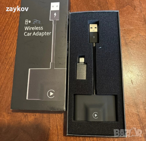 Безжичен адаптер Teeran CarPlay за фабрично кабелен за надграждане на CarPlay