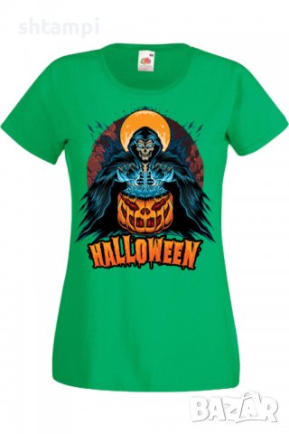 Дамска тениска Halloween 03,Halloween,Хелоуин,Празник,Забавление,Изненада,Обичаи,, снимка 7 - Тениски - 38144950