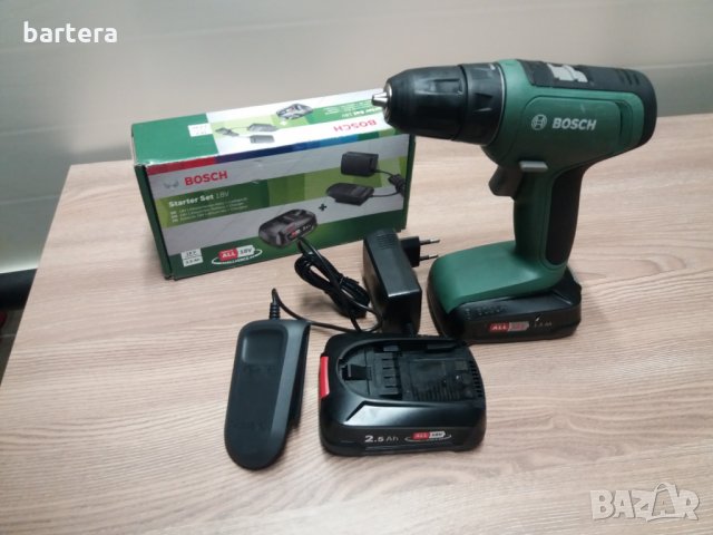 Акумулаторен винтоверт Bosch Universal Drill 18 с 2 батерии, снимка 1