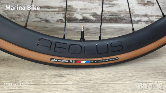 Карбонови шосейни капли Bontrager Aeolus Elite 35 Carbon Tubeless | HG, снимка 3 - Части за велосипеди - 55720796