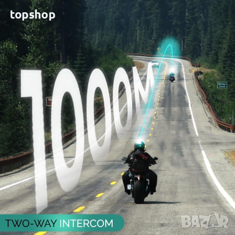 Нови 2 бройки интеркоми SWAREY V8 Мотоциклетни Bluetooth слушалки, интерком за каска с FM ..., снимка 2 - Аксесоари и консумативи - 52339648