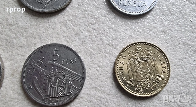 Испания. Испански песети . 15 бройки., снимка 5 - Нумизматика и бонистика - 35773496
