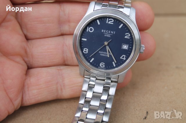 Мъжки часовник ''Regent Sapfir glas'' , снимка 9 - Мъжки - 42435053