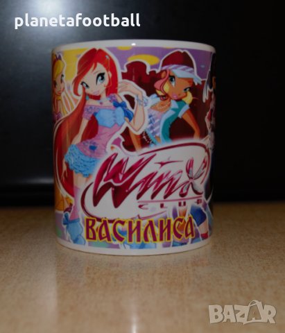 Чаша на WINX Club с име!Уникален подарък детска чаша Уинкс с име!, снимка 2 - Подаръци за рожден ден - 30552493