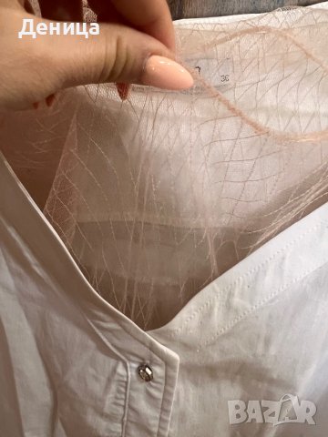 Риза с паднали рамене, снимка 4 - Ризи - 38270452