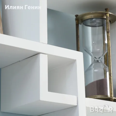 Стенен рафт HOMCOM, плаващ рафт, 5 рафта, снимка 7 - Етажерки - 56204764