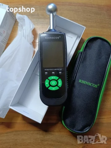 НОВ влагомер за стена RDINSCOS, зидария, дърво, замазка, бетон, мазилка с топка, снимка 12 - Измервателни инструменти - 50556225