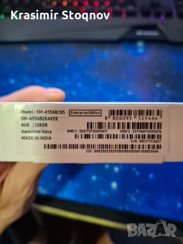 Samsung Galaxy A55 Enterprise Edition, 8GB RAM, 128GB, 5G Awesome Navy, снимка 2 - Samsung - 53129650