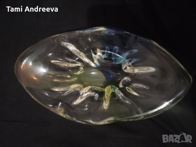 Стара Мурано кристална купа, снимка 1 - Антикварни и старинни предмети - 29913615