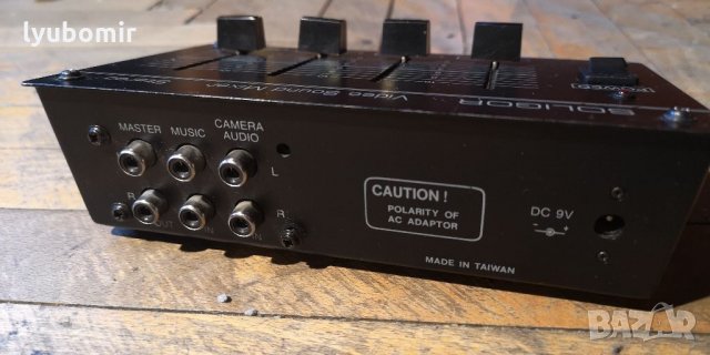 Soligor video saund mixer, снимка 3 - Ресийвъри, усилватели, смесителни пултове - 35544743