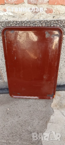 Емайлирана подложка за печка на твърдо гориво 